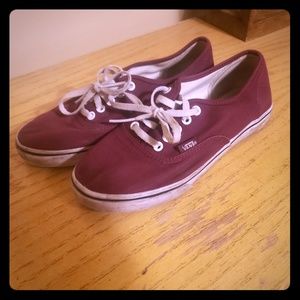Maroon Vans